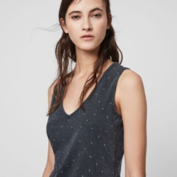 All Saints Leigh Stud Dress -NEW - Picture 2 of 3